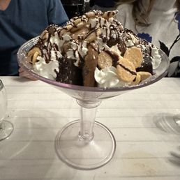 Giant ice cream sundae which Giant ice cream sundae which