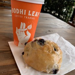 S & S Donut and Bake Shop - Blueberry scone and a Bodhi coffee in the same shopping center