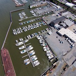 Overhead View of our Facility. The Fuel & Pump out are just out of range in the lower left at the Entrance