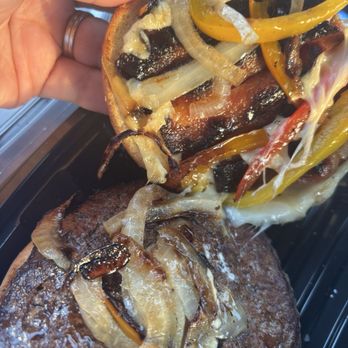 Massoni’s Italian Restaurant - Burger fries onion - Italian Near Me - Nottingham, Maryland