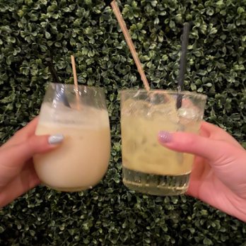 Edge Rooftop - Pina colada & Mocktail Margarita; IG; susanlamx - Lounges Near Me - Austin, Texas