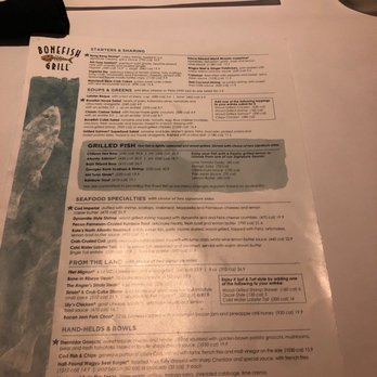 Bonefish Grill - Menu - Seafood Near Me - Lake Worth, Florida