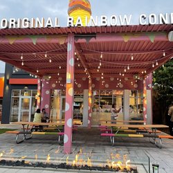 The Original Rainbow Cone - Sitting area