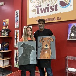 Painting with a Twist - All done! What do you think?