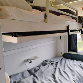 VIA Rail - Our cabin. Bunk beds! - Train Stations Near Me - Halifax, Nova Scotia