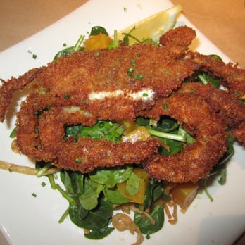 Celadon - Maryland blue soft shell crab panko crusted & fried w/tatsoy salad - Seafood Near Me - Napa, California