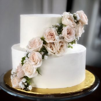 Mooch Custom Confections - Classic Two Tier - Custom Cakes Near Me