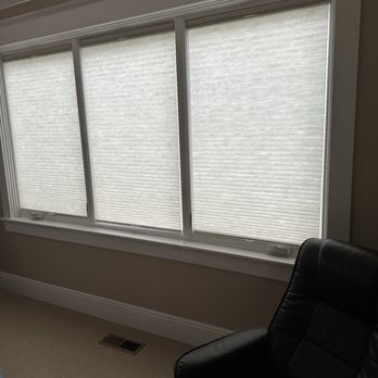 Heidi The Window Lady - Bedroom triple casement - Shades & Blinds Near Me Heidi The Window Lady - Bedroom triple casement - Shades & Blinds Near Me
