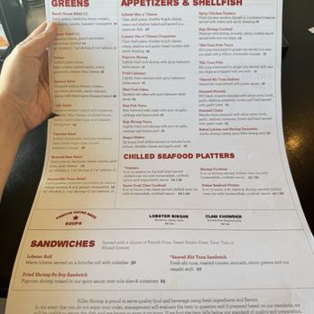Killer Shrimp - Menu - Seafood Near Me - Marina Del Rey, California