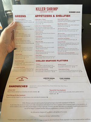 Menu photo 6 Killer Shrimp Marina Del Rey, CA