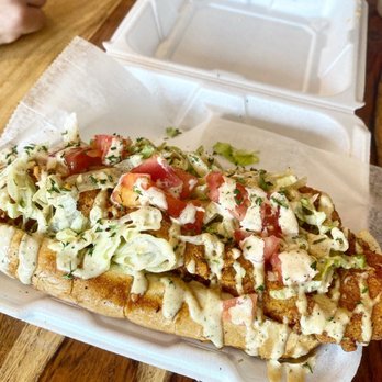 My Mama's Kitchen - Catfish Po' Boy-- our favorite!! - Barbeque Near Me - Norfolk, Virginia