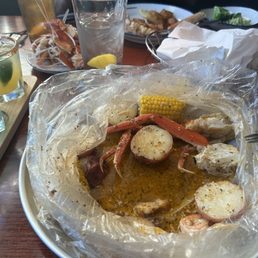 My seafood boil was so good I forgot to take a picture before eating! My seafood boil was so good I forgot to take a picture before eating!
