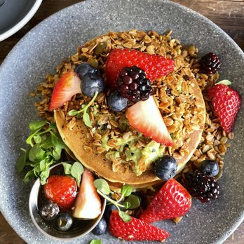 Blueys Kitchen - Sweet Squash Pancakes - Cafes Near Me - Santa Monica, California