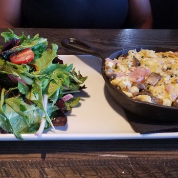 Chelsea Corner - The frittata was okay, not very flavorful but was fresh. Yummy salad!! - American Near Me - Dallas, Texas