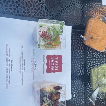 Taco Bamba Raleigh - Bamba ceviche, and potato esquites salad - Tacos Near Me - Raleigh, North Carolina Taco Bamba Raleigh - Bamba ceviche, and potato esquites salad - Tacos Near Me - Raleigh, North Carolina
