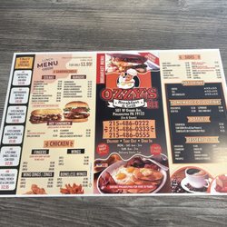 Lunch menu
