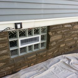 A&C Brick and Stone Pointing - Glass-block installation and ruled raised ribbon stone re-pointing....