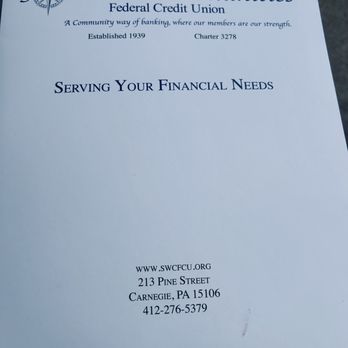 SouthWest Communities - Membership paperwork - Banks & Credit Unions Near Me - Carnegie, Pennsylvania SouthWest Communities - Membership paperwork - Banks & Credit Unions Near Me - Carnegie, Pennsylvania