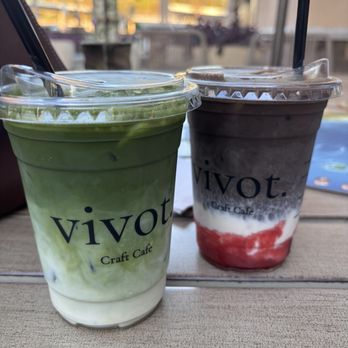 Vivot Craft Cafe - Original (OG) Matcha Latte and strawberry hojicha - Coffee & Tea Near Me - Mission Viejo, California Vivot Craft Cafe - Original (OG) Matcha Latte and strawberry hojicha - Coffee & Tea Near Me - Mission Viejo, California