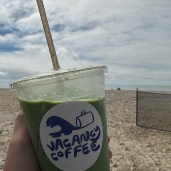 Vacancy Coffee - iced maple matcha - Coffee & Tea Near Me - Newport Beach, California