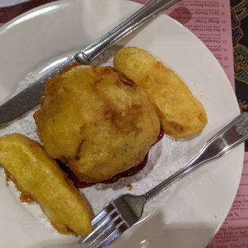 Layang Layang - Fried ice cream with banana. Tastes better than it looks - Malaysian Near Me - Milpitas, California Layang Layang - Fried ice cream with banana. Tastes better than it looks - Malaysian Near Me - Milpitas, California