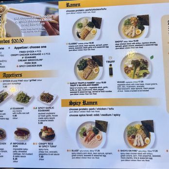 Silverlake Ramen - menu - Ramen Near Me - Sherman Oaks, California Silverlake Ramen - menu - Ramen Near Me - Sherman Oaks, California