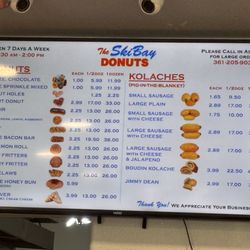 The Ski Bay Donuts - Menu 2