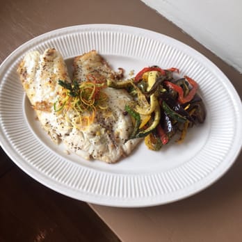 Simple Fare - Lemon Garlic Tilapia with Seasonal Vegetables - Delis Near Me - Medford, Massachusetts Simple Fare - Lemon Garlic Tilapia with Seasonal Vegetables - Delis Near Me - Medford, Massachusetts