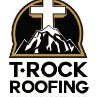 T Rock Roofing & Construction Logo