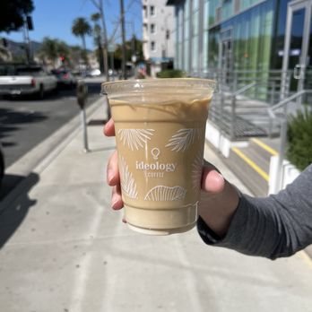 Ideology Coffee - Iced latte with oat milk. - Coffee & Tea Near Me - Sherman Oaks, California
