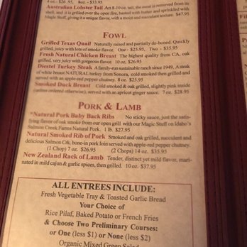 The Hitching Post 2 - Menu - Steakhouses Near Me - Buellton, California The Hitching Post 2 - Menu - Steakhouses Near Me - Buellton, California