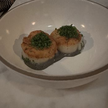 The Whaling Bar - Scallops (one of the specials at that time) - Cocktail Bars Near Me - La Jolla, California
