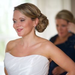 Top of dress taken in perfectly by Joanna...