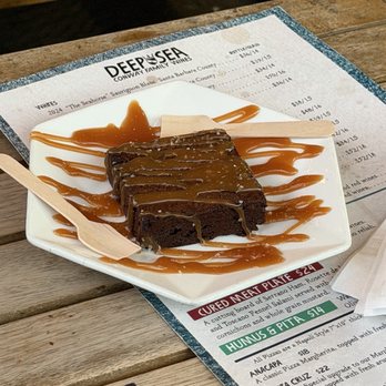 Deep Sea Wine Tasting Room - Peruvian chocolate brownie - Wine Bars Near Me - Ventura, California Deep Sea Wine Tasting Room - Peruvian chocolate brownie - Wine Bars Near Me - Ventura, California