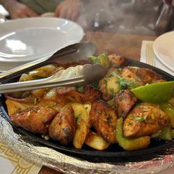 Sitar Indian Restaurant - Shish Kabob - Indian version of fajitas - Yum!