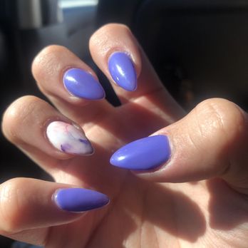 QV Nails - purple with marble accent - Nail Salons Near Me - Simi Valley, California QV Nails - purple with marble accent - Nail Salons Near Me - Simi Valley, California