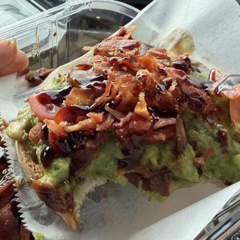 Hilo Coffee Corner - Avocado toast with bacon added. Yum!! - Coffee & Tea Near Me - Hilo, Hawaii