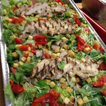 Fresco Deli Cafe - Grilled chicken Caesar salad large catering size - Delis Near Me - Long Island City, New York Fresco Deli Cafe - Grilled chicken Caesar salad large catering size - Delis Near Me - Long Island City, New York