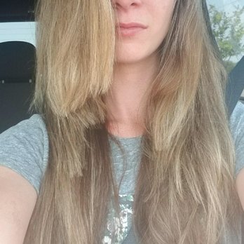 Stylique Beauty Salon - She is crying in this picture. How sad - Hair Stylists Near Me