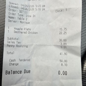M & M Soul Food - Money down the drain... - Soul Food Near Me - Carson, California
