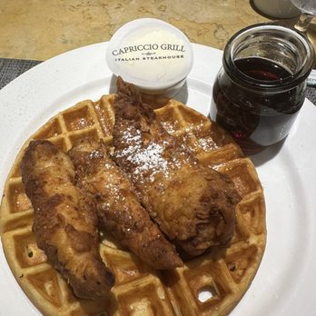 Capriccio Grill - Chicken and waffles! - Steakhouses Near Me - Memphis, Tennessee