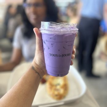 Tous Les Jours - Ube Latte Plain as is. - Coffee & Tea Near Me - Oklahoma City, Oklahoma Tous Les Jours - Ube Latte Plain as is. - Coffee & Tea Near Me - Oklahoma City, Oklahoma
