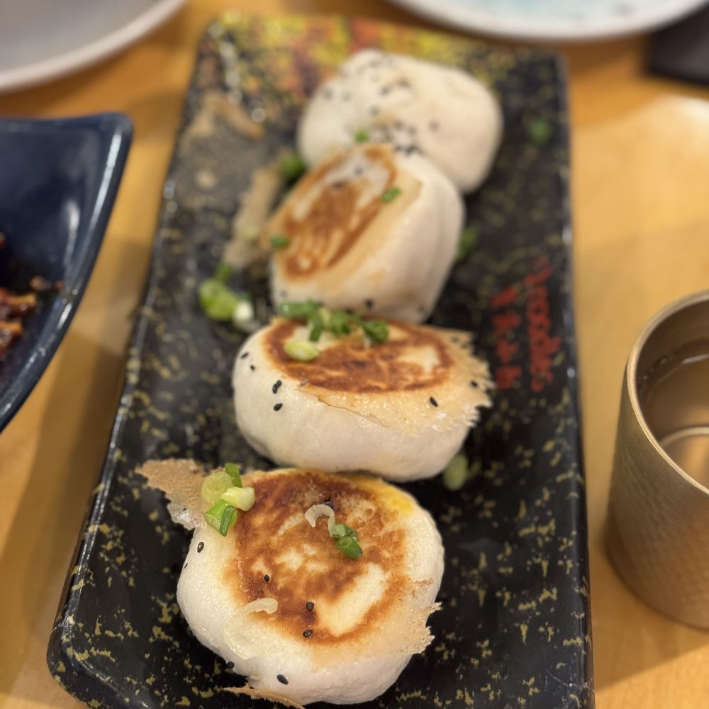Pan fried pork buns Pan fried pork buns