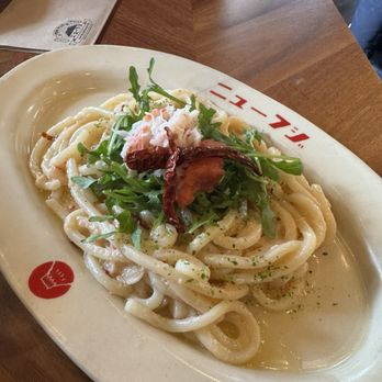 New Fuji - Snow crab and mentaiko peperoncino yakiudon - Japanese Near Me - Vancouver, British Columbia New Fuji - Snow crab and mentaiko peperoncino yakiudon - Japanese Near Me - Vancouver, British Columbia