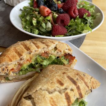 Café Zupas - Choose two: Turkey bacon avocado sandwich and half nuts about berries salad - Sandwiches Near Me - Columbus, Ohio Café Zupas - Choose two: Turkey bacon avocado sandwich and half nuts about berries salad - Sandwiches Near Me - Columbus, Ohio