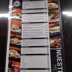 El Señor De Los Raspados - Menu