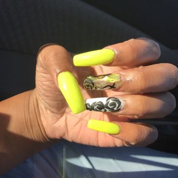 Nails & Spa Concepts - a custom shape, 2 foils, & 3 designs later.. Jean never rushes and makes sure my hands look flawless everytime! thanks Love. - Nail Salons Near Me - Stockton, California