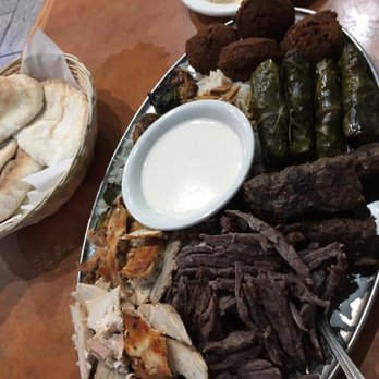 Sahara Restaurant - The big sampler plate! - Middle Eastern Near Me - Dearborn, Michigan