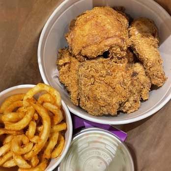 TKK Fried Chicken - a bowl of fries and a container of fries - Asian Fusion Near Me - Bingham Farms, Michigan TKK Fried Chicken - a bowl of fries and a container of fries - Asian Fusion Near Me - Bingham Farms, Michigan