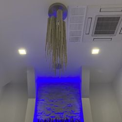 Emma Justine Color And Extension Lounge - Love the "rain" on the ceiling